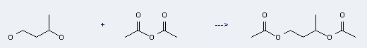 1,3-Butanediol,1,3-diacetate can be prepared by Acetic acid anhydride and Butane-1,3-diol.